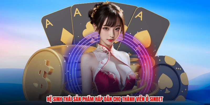 Hệ sinh thái sản phẩm hấp dẫn cho thành viên ở SINBET