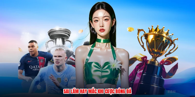 Sai lầm hay mắc khi cược bóng đá
